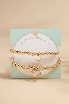 I Hate Everyone But Us Bracelet Set