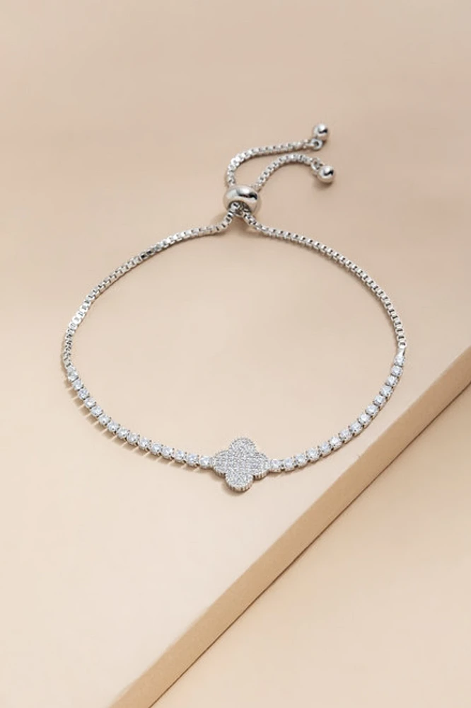 Jane Pave Clover Cupchain Bracelet