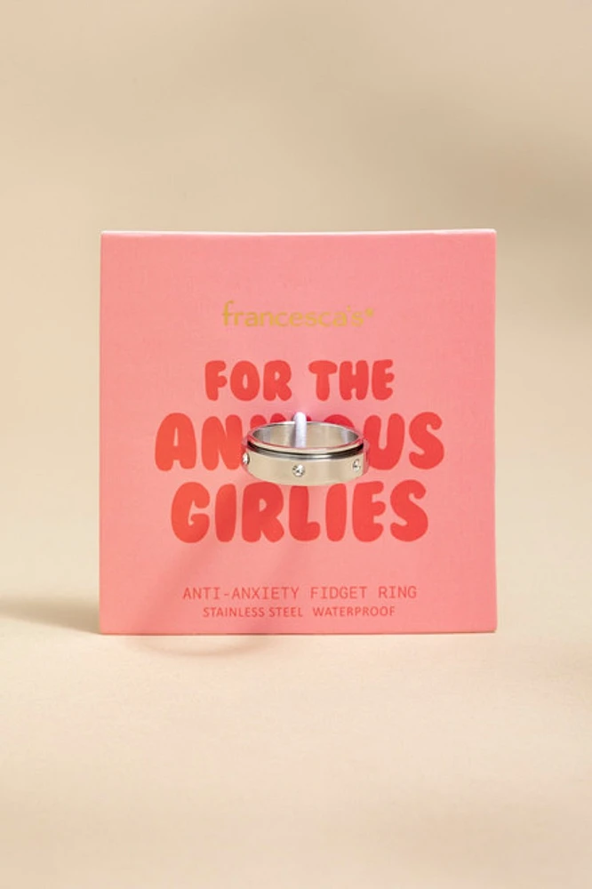 For The Anxious Girlies Carded Fidget Ring