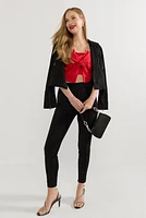 Tina Oversized Bow Crop Top
