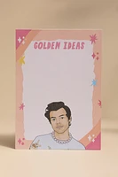 Harry Styles Golden Ideas Notepad