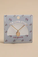 The Love Stone Carded Pendant Necklace