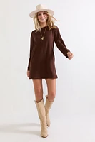 Lucy Rib Knit Shift Mini Dress