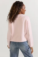 Going Offline Smiley Pullover Sweater