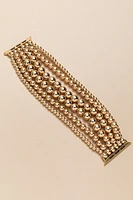 Cathleen Gold Ball Bead Watch Band