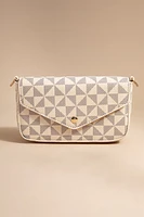 Iris Checkered Envelope Crossbody Bag