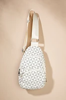 Kelsie Checkered Sling Backpack