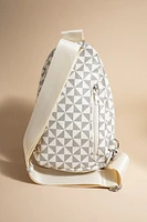 Kelsie Checkered Sling Backpack