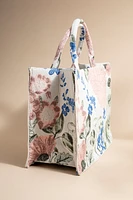 Kathryn Floral Canvas Tote Bag