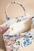 Kathryn Floral Canvas Tote Bag