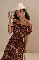 Jolie Bow Belt Wide Rim Hat