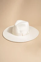 Jolie Bow Belt Wide Rim Hat