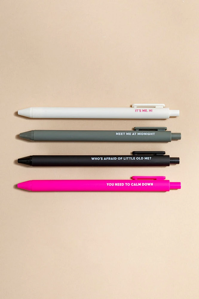 Taylor Swift Calm Down Pen Set