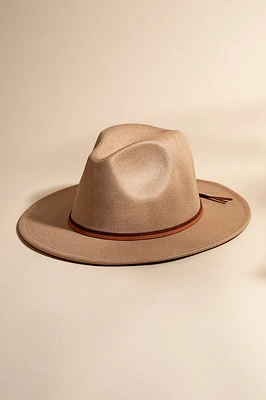 Melissa Short Brim Tie Band Panama Hat