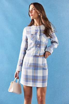 Maria Plaid Mini Skirt