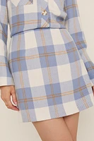 Maria Plaid Mini Skirt