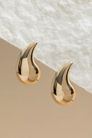 Holly Golden Comma Stud Earrings