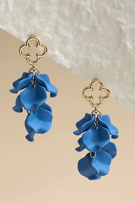 Wanda Shaky Petal Charms Drop Earrings