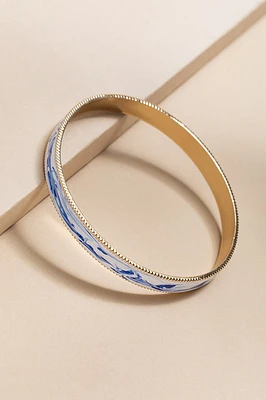 Leslie Santorini Blue Bangle Bracelet