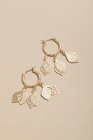 Tania Shaky Leaf Charm Earrings