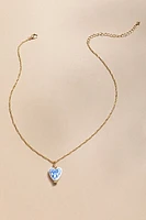 Bridget Ceramic Heart Pendant Necklace