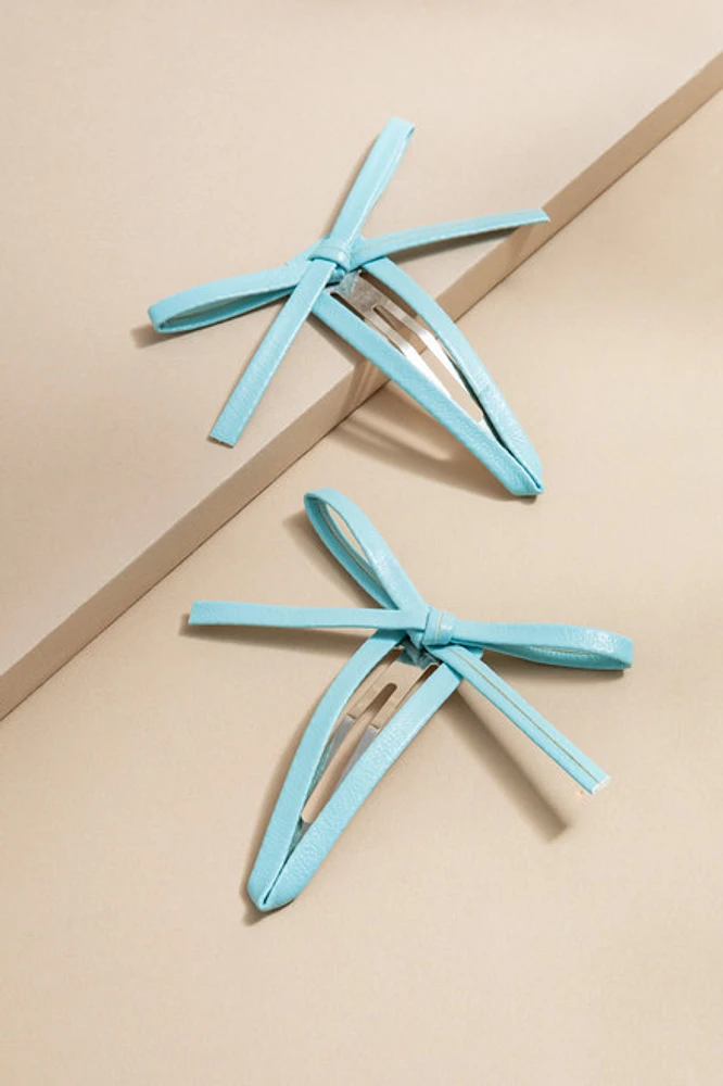 Kayla Bow Hair Pin Set