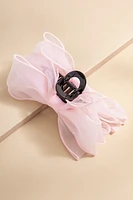 Sylvia Chiffon Bow Hair Claw