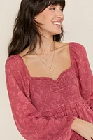 Celina Tiered Cinched Bodice Mini Dress