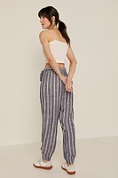 Lucy Tie Waist Striped Joggers