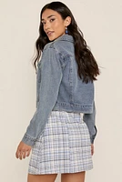 Karina Cropped Denim Jacket