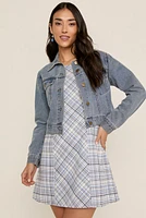 Karina Cropped Denim Jacket