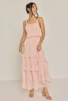 Alexis Strappy Ruffle Tiered Maxi Dress