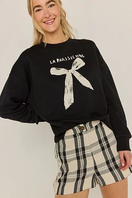 La Parisienne Graphic Sweatshirt