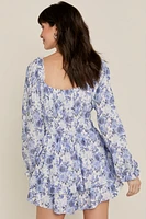 Lisa Floral Tiered Romper