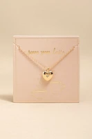 Love You Latte Boxed Carded Necklace