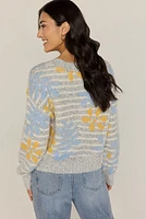 Tara Mixed Pattern Pullover Sweater