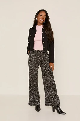 Bianca Ditsy Floral Print Fluid Pants