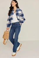 Holly Plaid Button Down Shacket