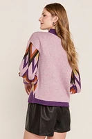 Anita Embellished Diamond Pullover Sweater