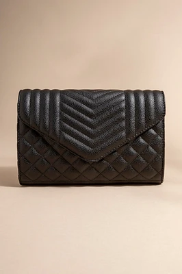 Kinsey Quilted Envelope Handbag