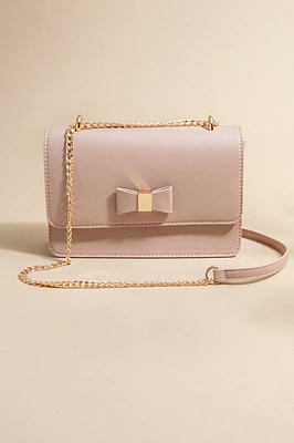 Joan Bow Single Flap Crossbody Bag