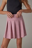 Hello Franki Plaid Pleated Skort for girls