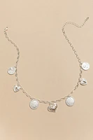 Anabel Chain Link Charm Necklace