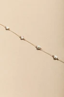 Melinda Ceramic Bead Station Chain Necklace