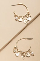 Pam Mini Icon Shaky Charm Earrings