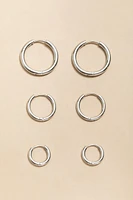 Addie Stainless Steel Hoop Earring Set