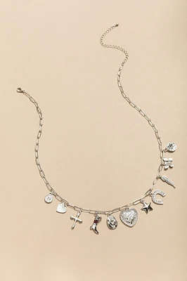 Rose Western Charm Single Strand Necklace