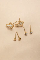 Corina Mixed Style Stud Earring Set