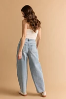 Michelle Barrel Leg Denim Jeans