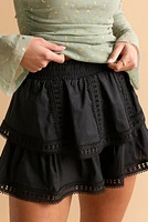 Catalina Eyelet Trim Soft Shorts